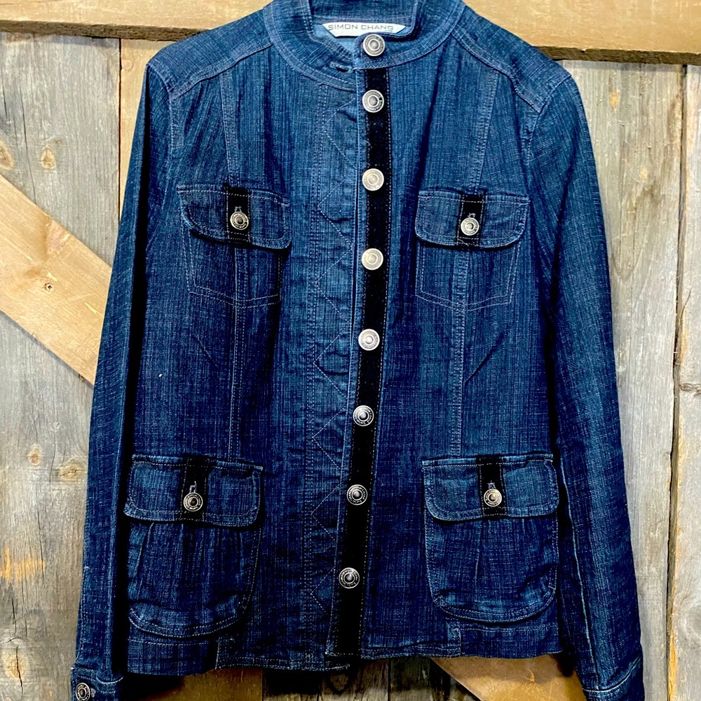 Tailored Denim Jacket.  Never worn